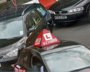 Learner driver (image CC licensed by David J Morgan via Flickr).jpg