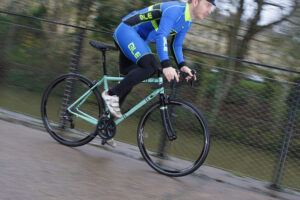 The Light Blue Wolfson Ultegra - riding 1.jpg