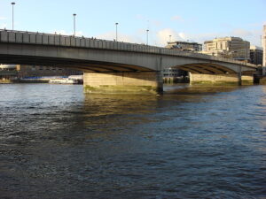 London Bridge from South Bank (CC licensed by oyxman via Wikimedia).jpg