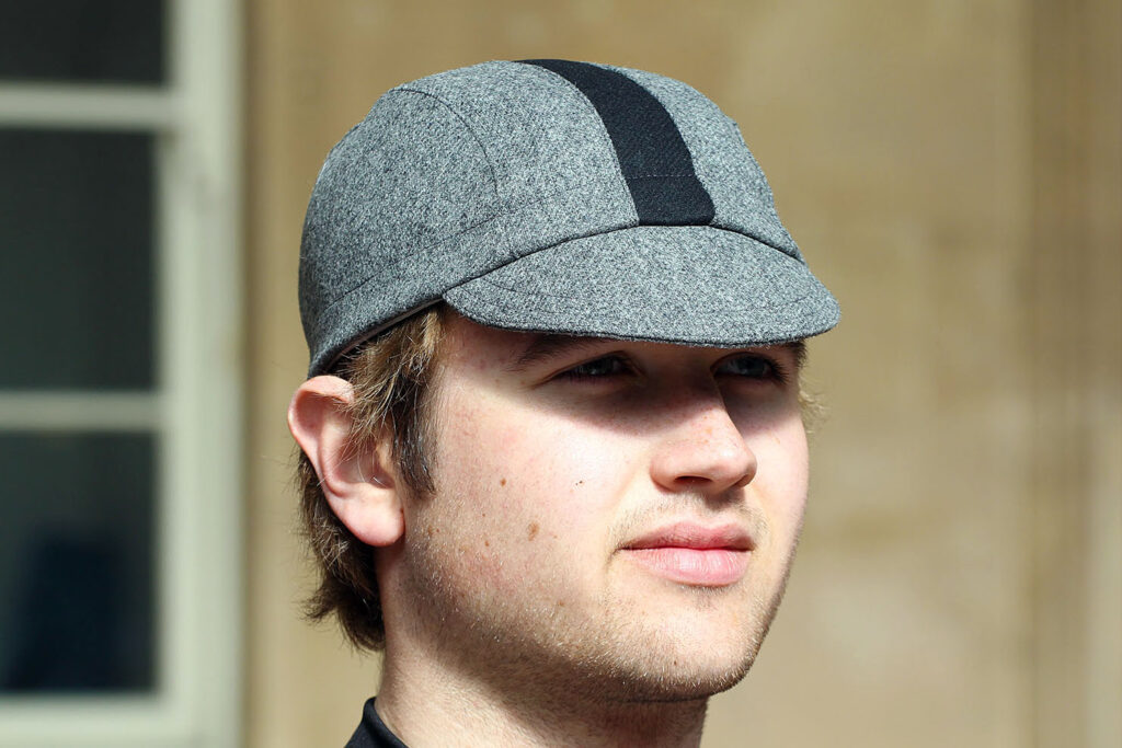 Walz Caps Wool Cycling Cap – grey – front
