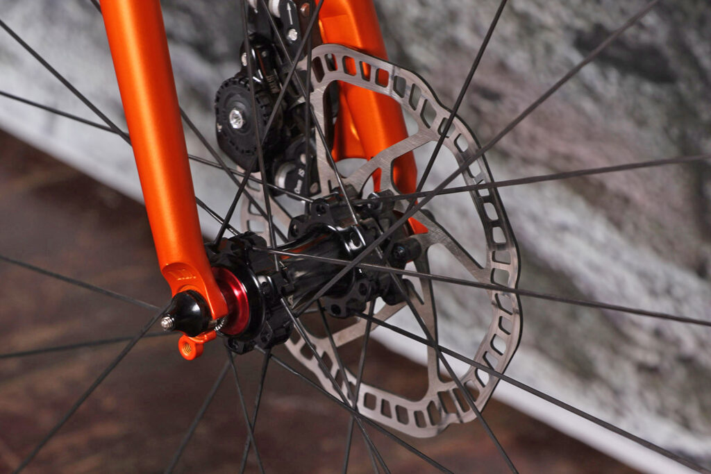 The Light Blue Robinson Rival 1X – front hub.jpg