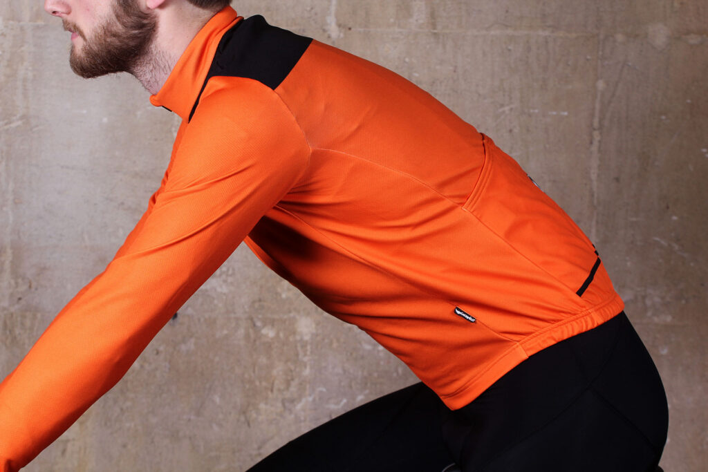 Morvelo Bloc Orange Thermoactive Jersey – riding.jpg