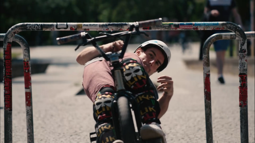 Tim Knoll in Berlin still from Red Bull clip