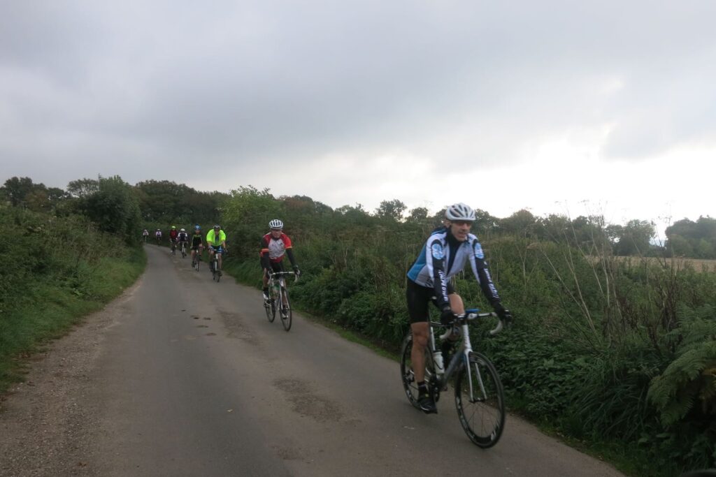 Team road.cc Winchester ride out &ndash; the line rides through.jpg