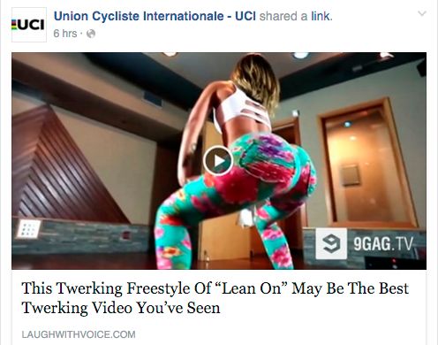 UCI Facebook hnacked – twerking.JPG