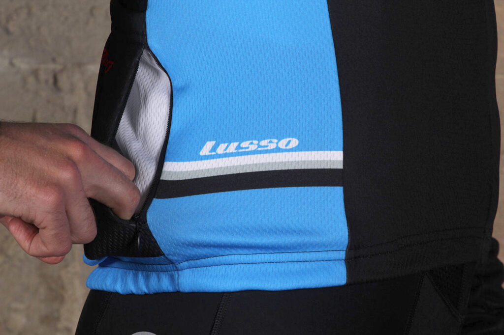 Lusso Trofeo Long Sleeved Jersey – side pocket