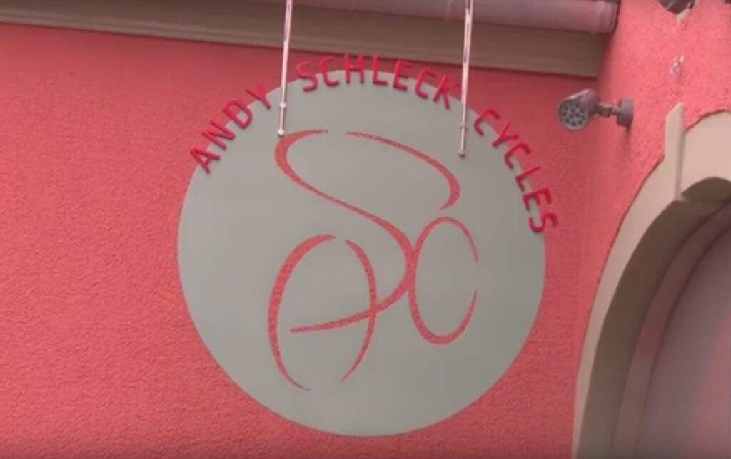 Andy Schleck Cycles logo (via YouTube).jpg
