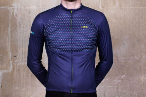 dhb Blok Micro Roubaix Long Sleeve Jersey Front