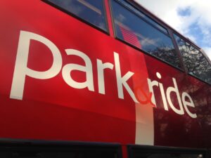 Park and Ride (copyright Simon MacMichael).JPG