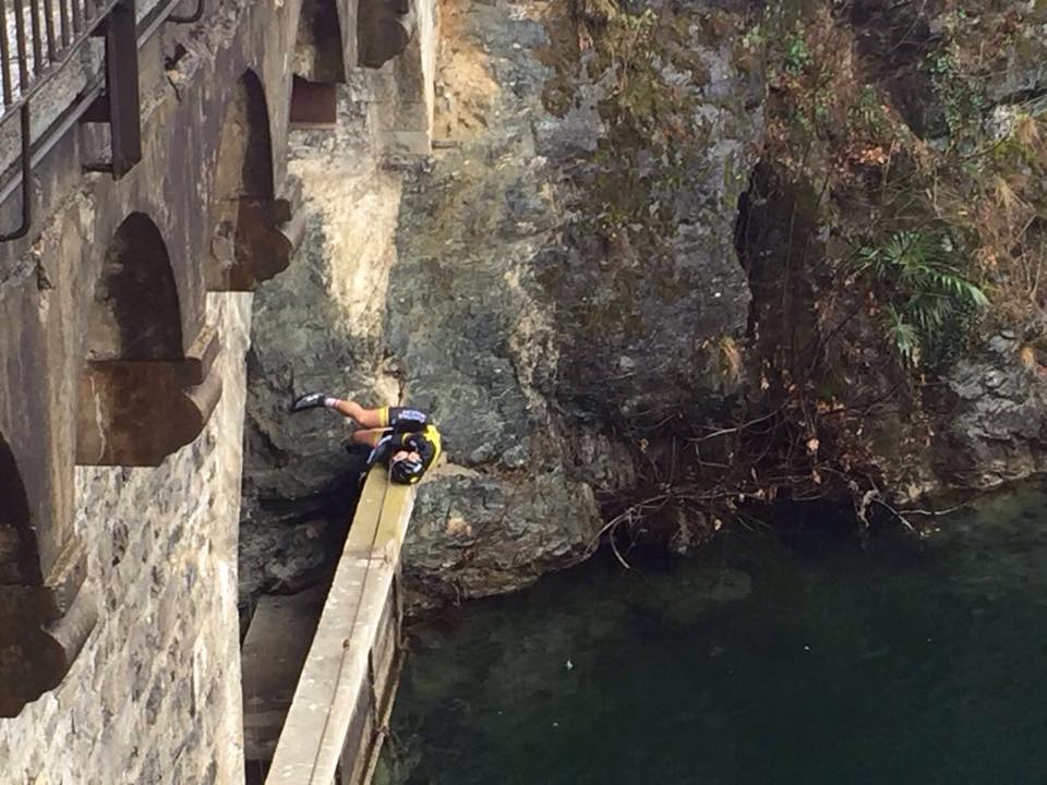 Arnold Friek having fallen from bridge (Christina Jewelry Facebook page).jpg