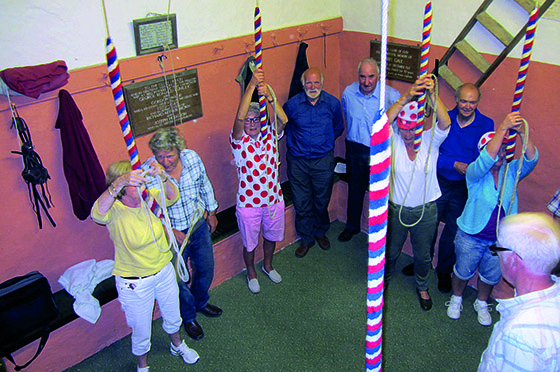 Bells and Bikes by Rod Ismay – West Tanfields bell-ringers were on the big ring a year before the Grand Depart.jpg