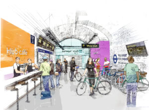 Waterloo Cycle Super Hub 01 (copyright Transport for London).jpg