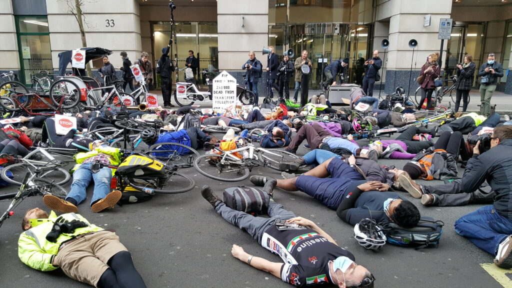 Stop Killing Cyclists #PollutionProtest Die in