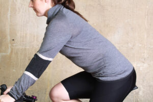 Findra Marin Cowl Neck Stripe Base Layer - riding.jpg