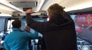 Inside the Death Star as Wout Poels wins LBL (source Twitter).JPG