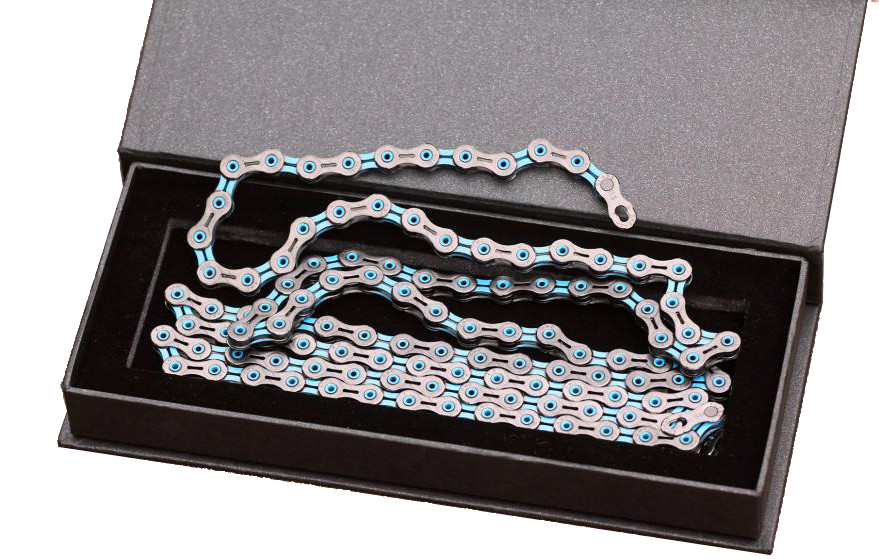 KMC X11SL DLC Black-Blue Chain.jpg