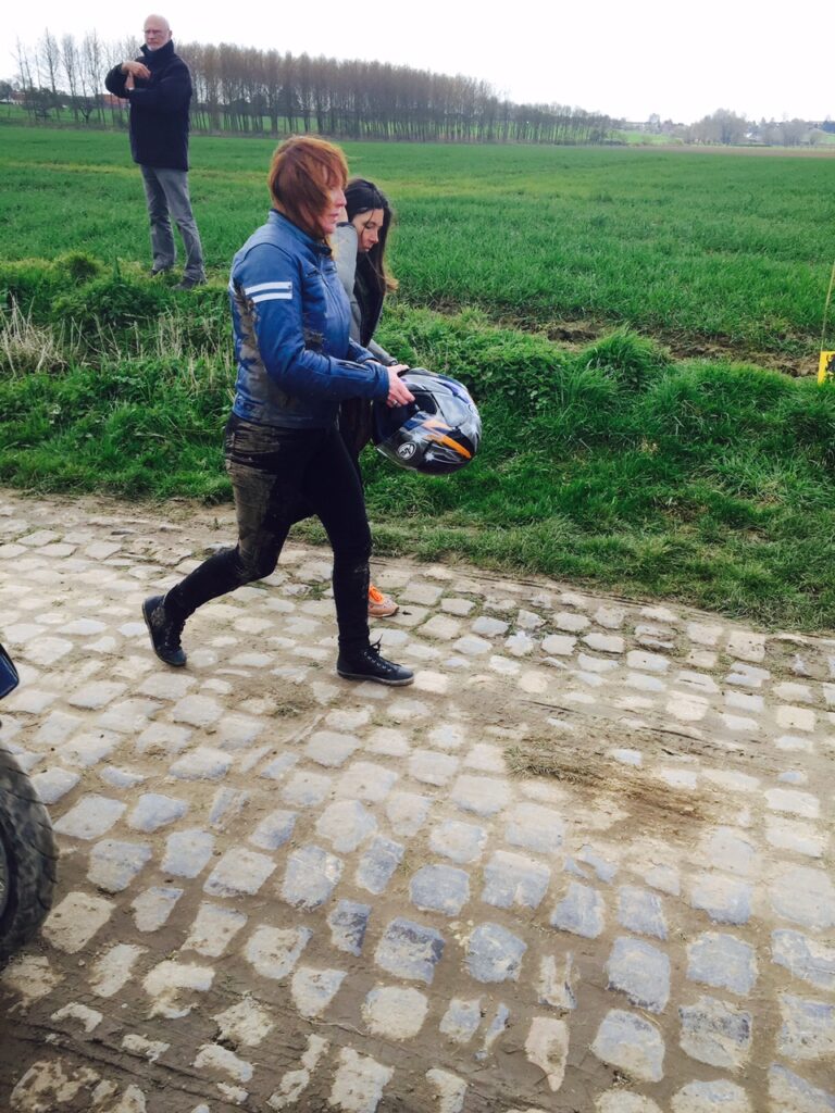 Mons en Pevele Cancellara crash site 03 (copyright Matthew Evans).jpg