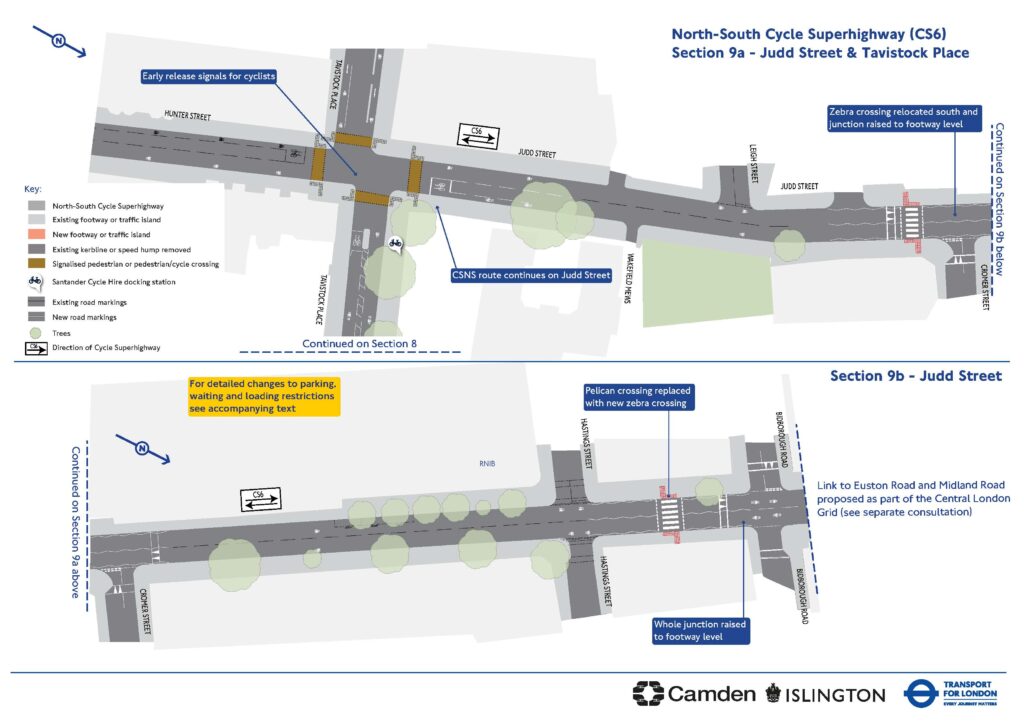 North South Cycle Superhighway section 9 Judd Street.jpg