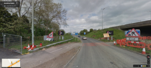Junction 16 M5 Google Streetview