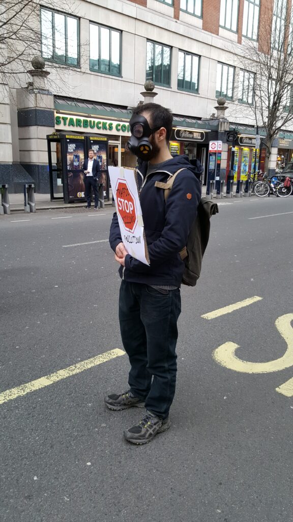 Stop Killing Cyclists #PollutionProtest Die in 2
