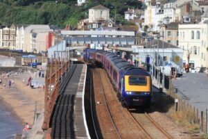 Dawlish Railway Station (licensed under CC BY-SA 3.0 on Wikimedia Commons by Geof Sheppard)