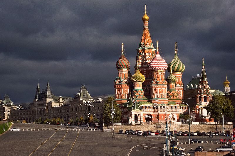 St Basil’s Cathedral, Moscow (picture Anton Denisenko, Wikimedia Commons)