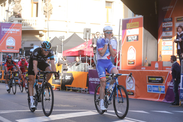 Arnaud Démare wins 2016 Milan-San Remo (ANSA, PERI – ZENNARO).jpg