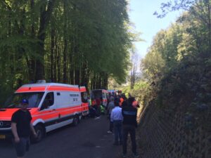 Fleche du Sud crash (picture – Team RaceClean on Twitter).jpg