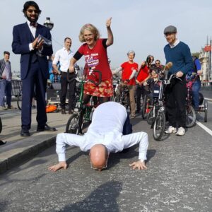 Gilligan on opening of Cycle Superhighways