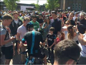 Chris Froome Southampton ride (image by Team Sky)