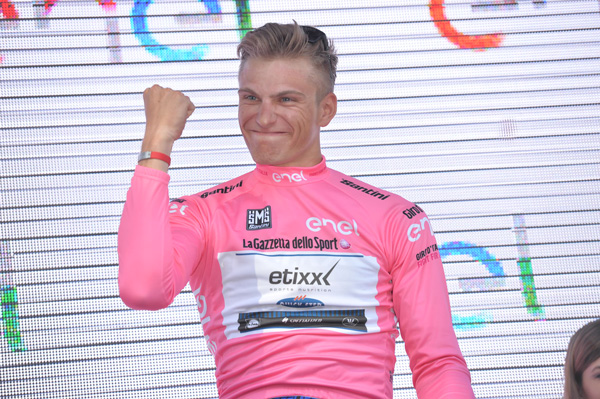 Marcel Kittel after winning 2016 Giro d’Italia Stage 3 (PHOTO CREDIT ANSA – PERI – DI MEO – ZENNARO).jpg