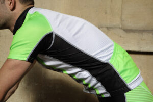 Primal Frequency Evo Cycling Jersey - riding.jpg