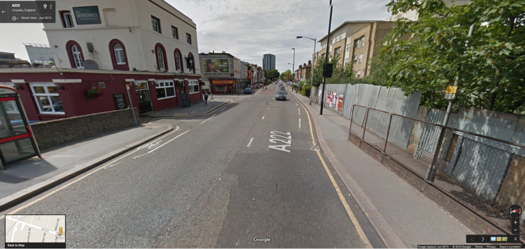 A222 St James’ Road (Google Maps image)