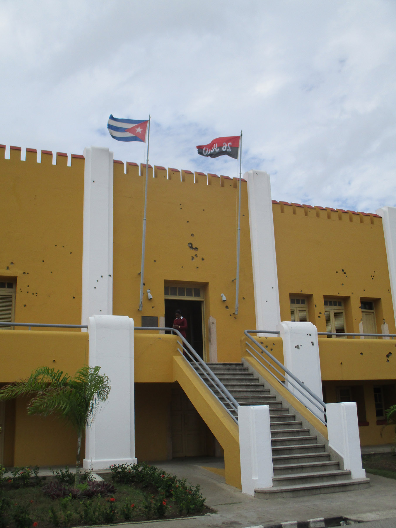 The barracks where it all began in Santiago de Cuba complete with the first bullet holes of the Revolution