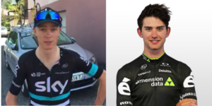 Chris Froome (image via Twitter) + Keagan Girdlestone (picture by Anthony Fitzhenry via africastream.com).png