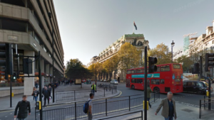 Junction of Strand and Arundel Street (source Google Street View).PNG