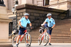 Police on bicycles – image via Flickr user Takver.jpg