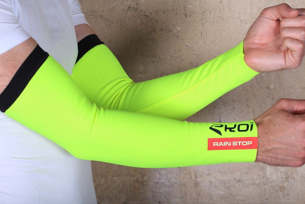 Ekoi Arm Warmers Rainstop 2016 Neon Yellow.jpg