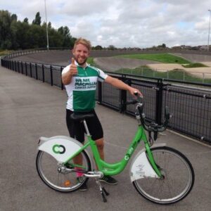 Harry Mytton with CityBike (via Twitter).jpg