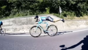 Superman luge fixie rider