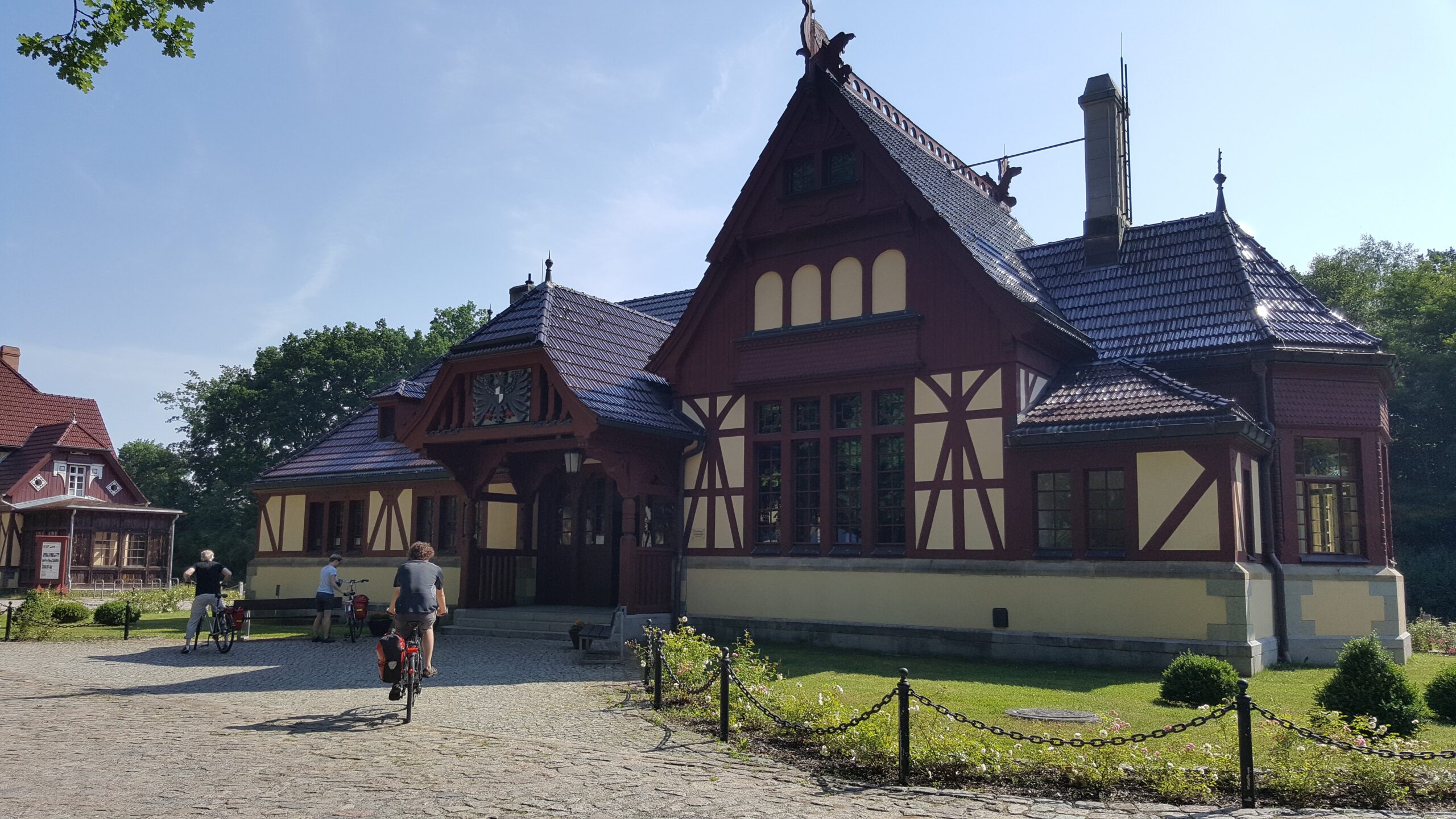 Exterior of Joachimsthal station
