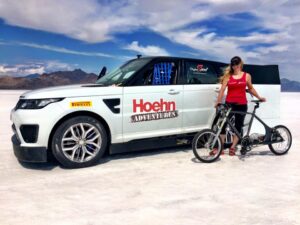 Denise Mueller and her bike (source Project Speed on Facebook).jpg