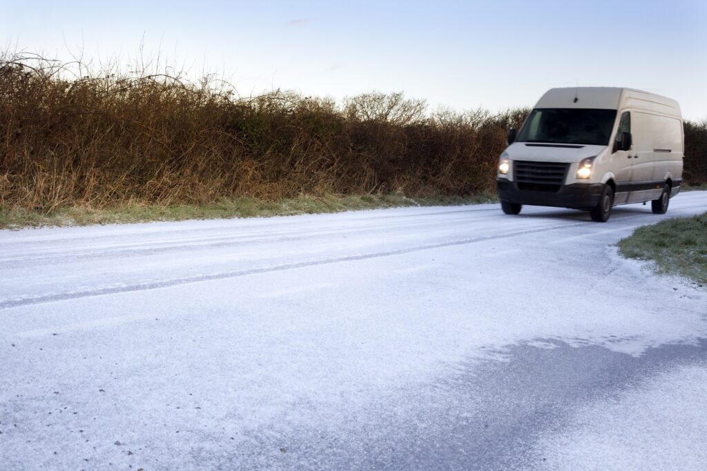 Van on icy road (IAM).jpg