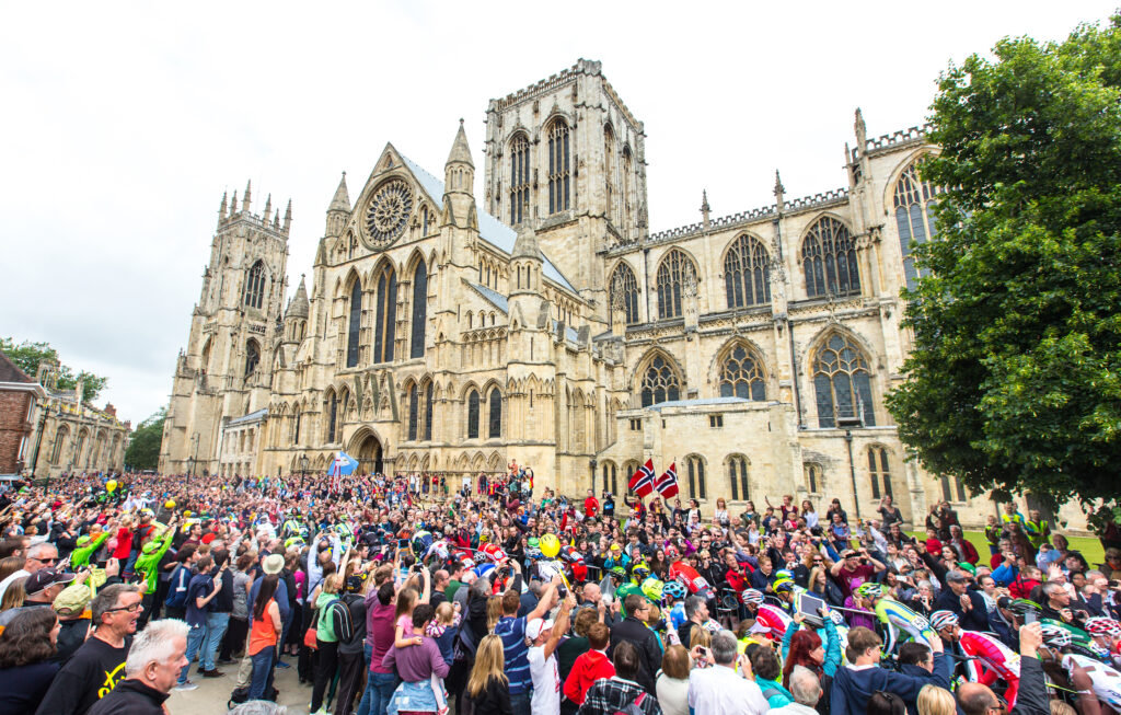 Tour de France 2014 Stage 2 in York (picture courtsesy Welcome to Yorkshire)