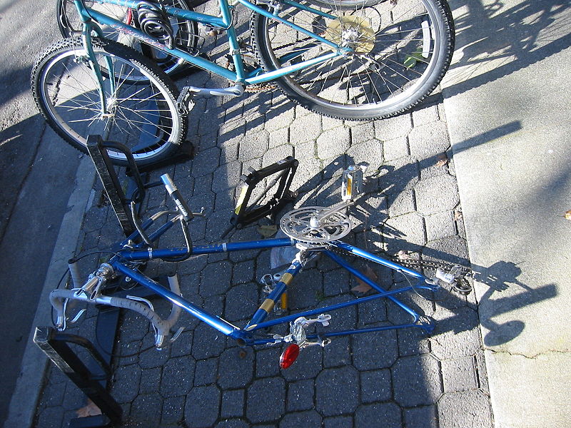 Locked bike