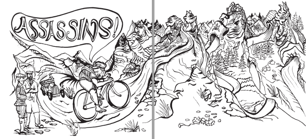 Colouring the Tour de France &ndash; Assassins.PNG