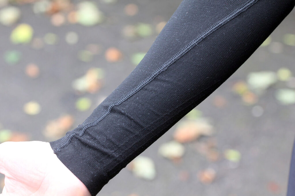 Sportful 2nd Skin Long Sleeve T High Collar – sleeve detail
