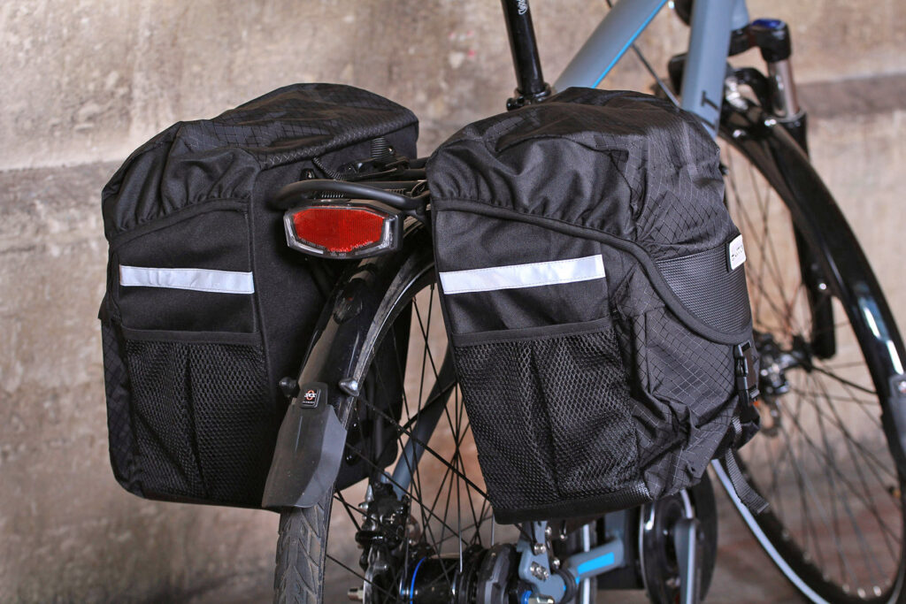 Lotus SH-309L CVR Commuter Double Rear Pannier Bags – from rear.jpg