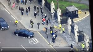 Ministerial car left hooks cyclist before Autumn Statement