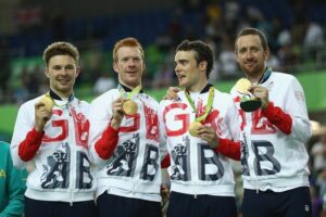 Team GB men’s team pursuit with gold medals at Rio 2016 (copyright Britishcycling.org_.uk).jpg